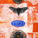 Cicada 3301
© Kim Laurel • Gelatin monoprint and mixed media on panel