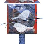 Winter Chickadee House 1
© Kim Laurel • Gelatin Monoprint and mixed media