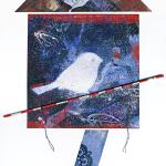 Winter Chickadee House 2
© Kim Laurel • Gelatin Monoprint and mixed media